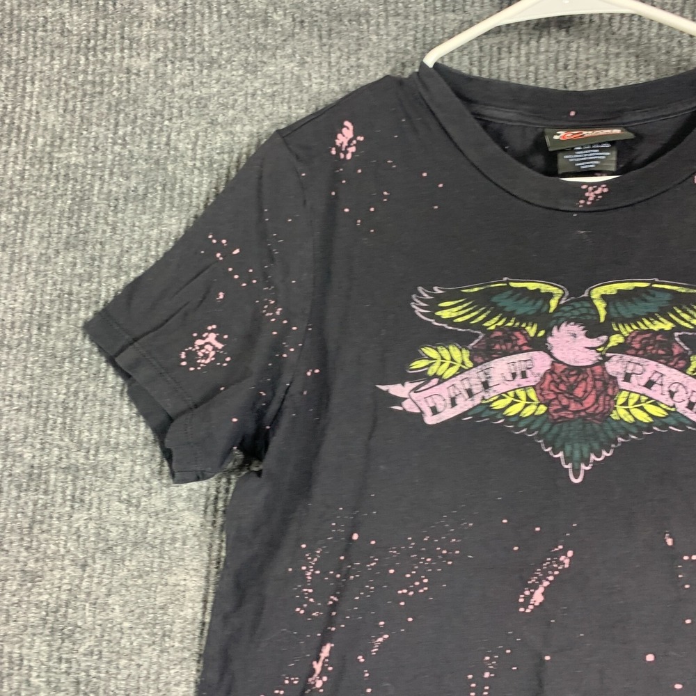 Chase Dale Earnhardt Jr T Shirt Womens M Black NASCAR Racing Beach Splatter Tee - Picture 6 of 11